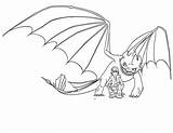 Toothless Coloring Pages Dragon Printable Tearing Sheets sketch template