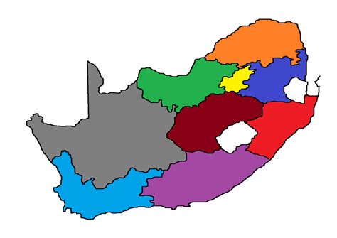 provinsies van suid afrika kaart kaart van suid afrika met  images   finder