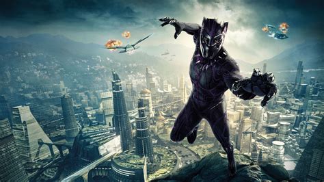 wallpaper black panther    movies