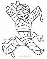 Mummy Coloring Pages Printable Halloween Template Coffin Kids sketch template