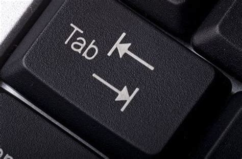 tab key  working  windows