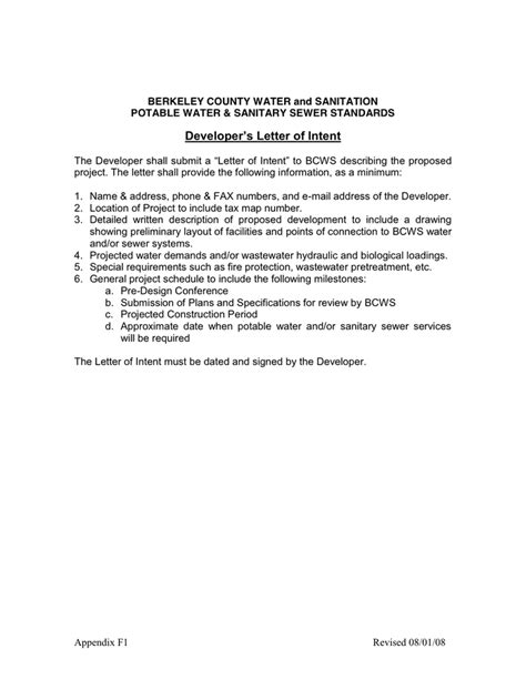 agreement letter  intent template word hq printable documents