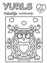 Werkboekjes Yurls Kleurplaten Valentijn Carnaval Bezoeken Valentijnsdag sketch template