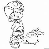 Digimon Coloring4free sketch template