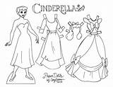 Papel Paper Dolls Disney Cinderella Cory Para Muñecas Doll Coloring Pages Colorear Template Pintar Princesas Jensen Visit sketch template