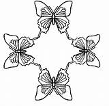 Mariposas Dibujos sketch template