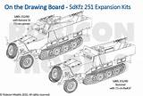 251 Sdkfz Ausf Compared Two sketch template
