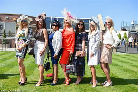 chester racegoers flash the flesh at the may festival daily mail online