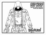 Hood Red Coloring Drawing Knight Arkham Pages Batman Draw Too Tutorial Drawings Paintingvalley Popular sketch template