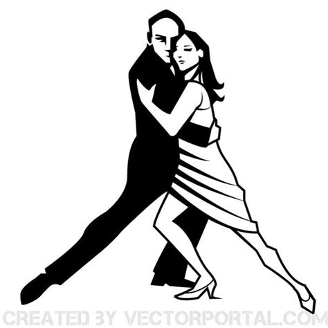 Dancing Couple Clip Art Free Vector