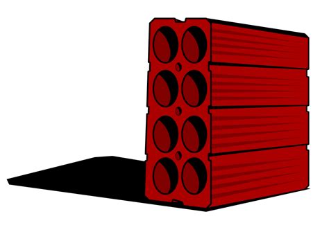 onlinelabels clip art red brick for construction