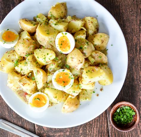Maple Mustard Potato Salad With Soft Boiled Eggs Recipe