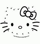 Kitty Hello Dot Dots Coloring Pages Join Color Connect Printables Do Worksheets Activity Printable Simple Print Bubakids Colouring Kids Cat sketch template