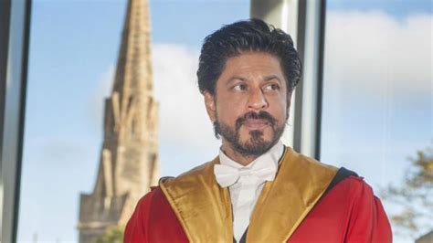 shah rukh khan receives honorary doctorate from university of edinburgh
