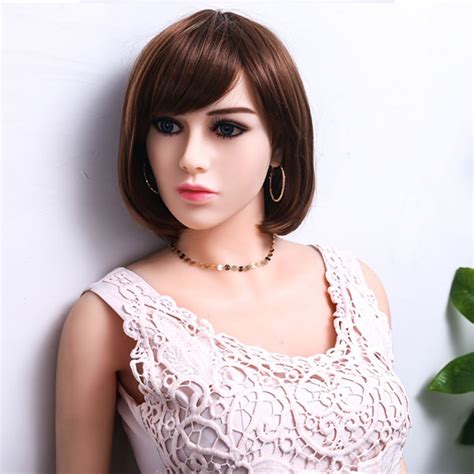 A Delicate And Fashionable Brown Short Hair Woman B Cup
