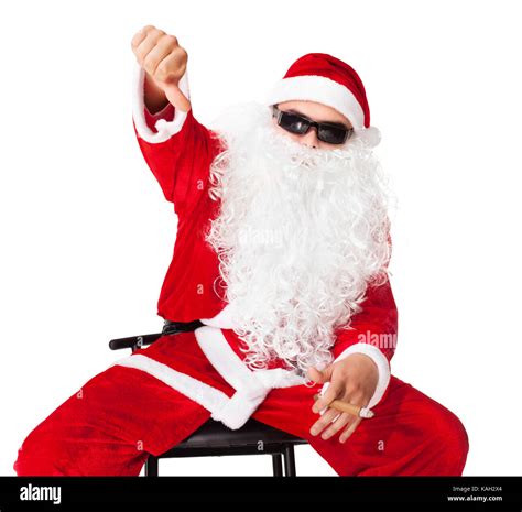 santa claus sitting   chair  res stock photography  images alamy