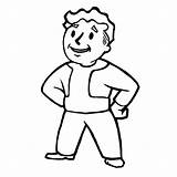Coloring Pages Getdrawings Fallout sketch template