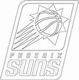 Suns Nba Teams Hawks Coloring1 sketch template