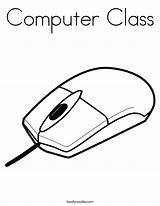 Mouse Computer Coloring Parts Class Sketch Laptop Pages Drawing Keyboard Print Paintingvalley Sketches Twistynoodle Coloringhome sketch template
