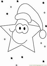 Star Coloring Christmas Pages Cartoons Printable Coloringpages101 Color Print sketch template