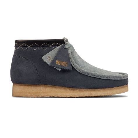 wallabee boot blue combi mens footwear  cooshticom