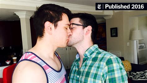 Two Men Kiss An Act Of Love And Activism The New York Times