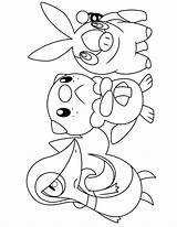Tepig Snivy Malvorlagen Oshawott Kleurplaten Eevee Malbuch Pokémon sketch template