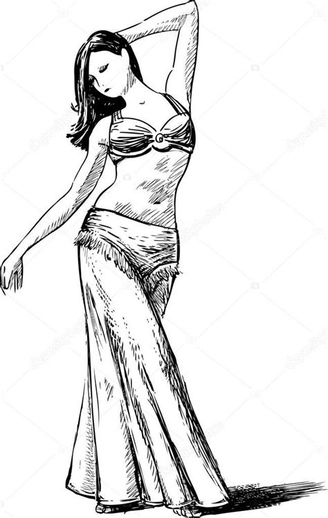 belly dancer drawings yahoo image search results dancer drawing