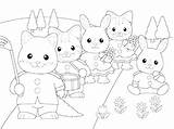 Coloring Calico Critters Pages Print Kids Color sketch template