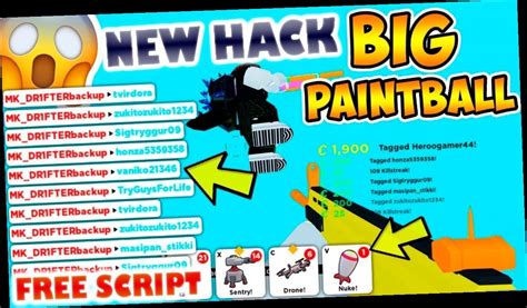 hack  big paintball roblox roblox  roblox  hacks