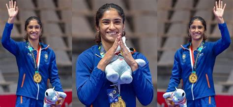 asian games 2018 day 2 vinesh phogat wins gold in 50 kg freestyle