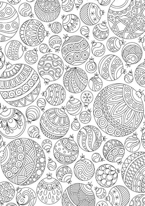 christmas coloring pages  adults printable hard  color