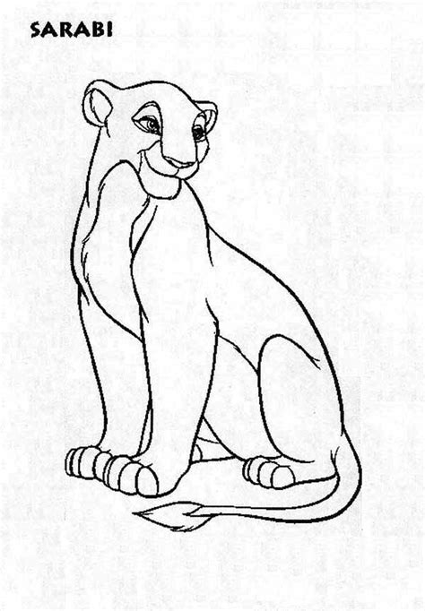 nala lion king drawing  getdrawings
