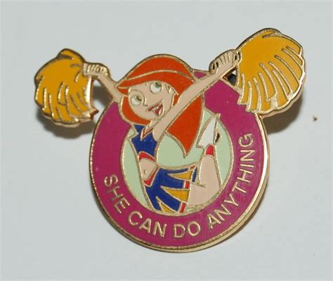 disney pin 25423 kim possible cheerleader she can do anything disney pins disney patches