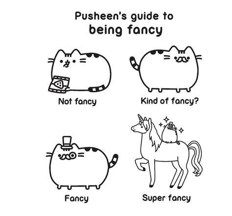 pusheen coloring book book  claire belton official publisher page