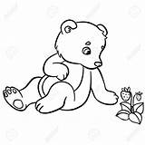 Bear Cute Baby Drawing Strawberry Coloring Pages Getdrawings Animals sketch template
