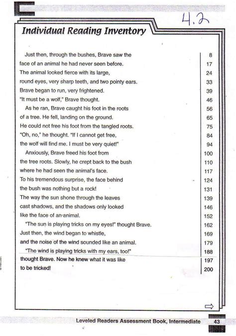printable fluency passages  grade  printable