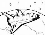 Drawing Space Spaceship Shuttle Coloring Pages Kids Draw Spacecraft Nasa Earth Travel Color Surface Orbiting Clipart Getdrawings Choose Board Tocolor sketch template