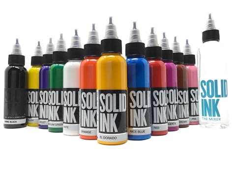 solid tattoo ink  color spectrum set joker tattoo supply