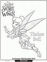 Coloring Pages Tinkerbell Secret Bell Tinker Wings Printable Disney Fairies Periwinkle Kids Fairy Ausmalbilder Color Friends Cartoon Geheimnis Das Der sketch template