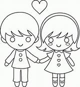 Boy Girl Coloring Pages Colouring Boys Girls Popular sketch template