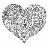 Mandala Coloring Pages Heart Hearts Flower Flowers Mandalas Tattoo Adults Kitty Hello Printable Color Small Getcolorings Print Colorings Getdrawings sketch template