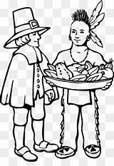 Squanto Pilgrims Wampanoag Tribe Cleanpng Icon2 Pict Prayers Source Clipground Mayflower sketch template