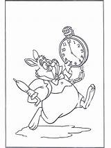 Alice Wonderland Coloring Drawings Pages Disney Rabbit Characters Visit Comic Funnycoloring Advertisement sketch template