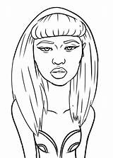 Nicki Minaj sketch template