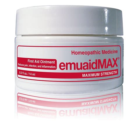 ready stock 0 5oz 14ml emuaidmax® emuaid ointment antifungal sunburn