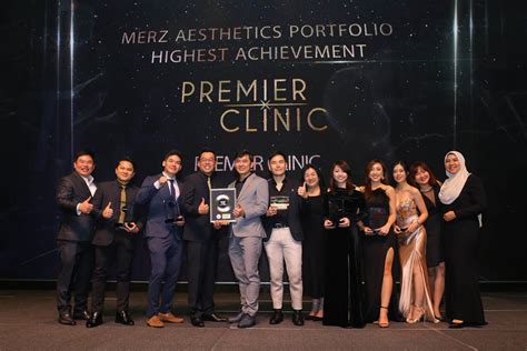 premier clinic celebrates   year  merz aesthetic award