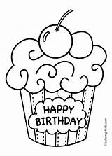 Birthday Coloring Card Pages Printable Color Getcolorings Print sketch template