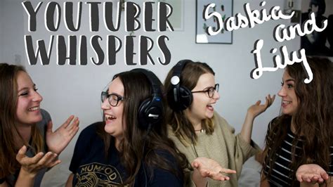 youtuber whispers with saskia and lily youtube