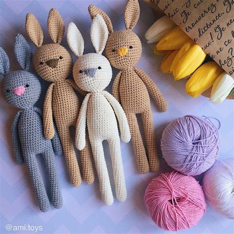 crochet bunny amigurumi pattern amiguroom toys